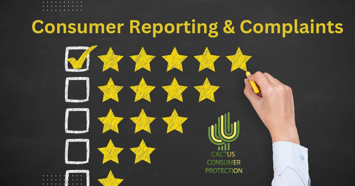 When Should Consumer Reporting or File A Complaint With The CCP?