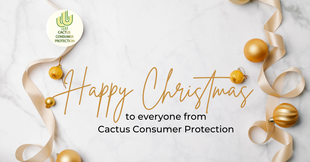 Happy Christmas to everyone from Cactus Consumer Protection